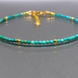 Genuine Turquoise Gemstone Bracelet